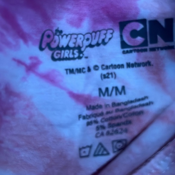 Two tie-dye powderpuff crop tops - Picture 2 of 5